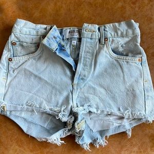 AGOLDE denim shorts